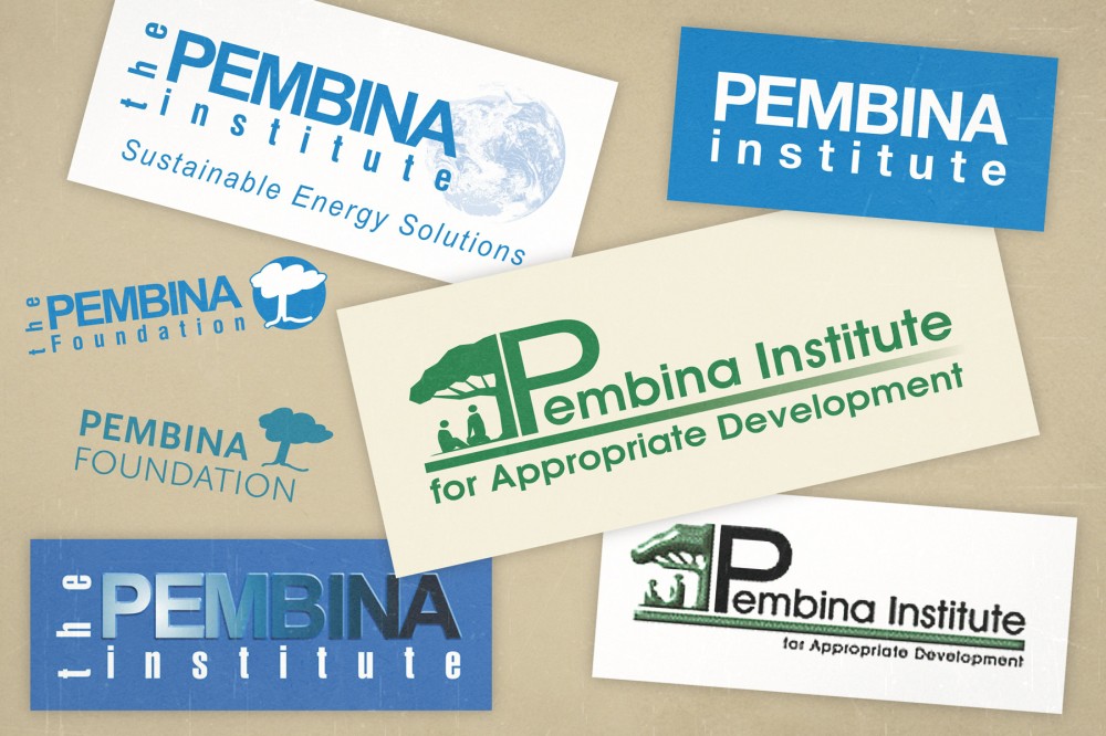 old Pembina Institute logos
